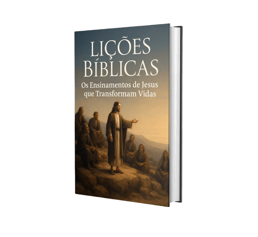 Mockup do bônus Lições Bíblicas de Jesus